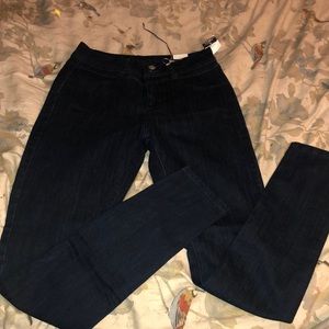 Dark blue denim jeans